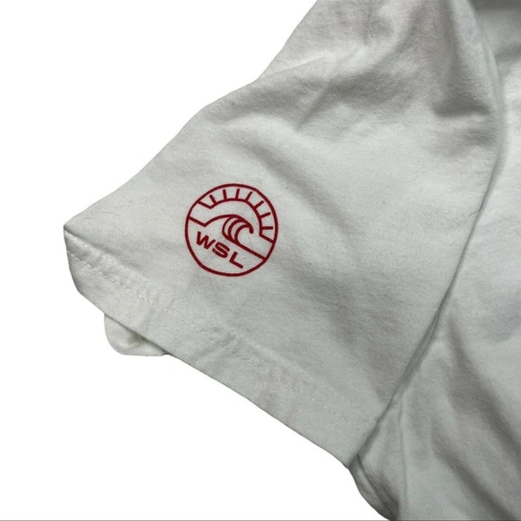 Vans US Open Surfing 2018 Huntington Beach Custom Fit T-Shirt White Y Lg S Small - Picture 4 of 5